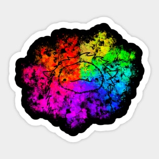 Color Splash1 Sticker